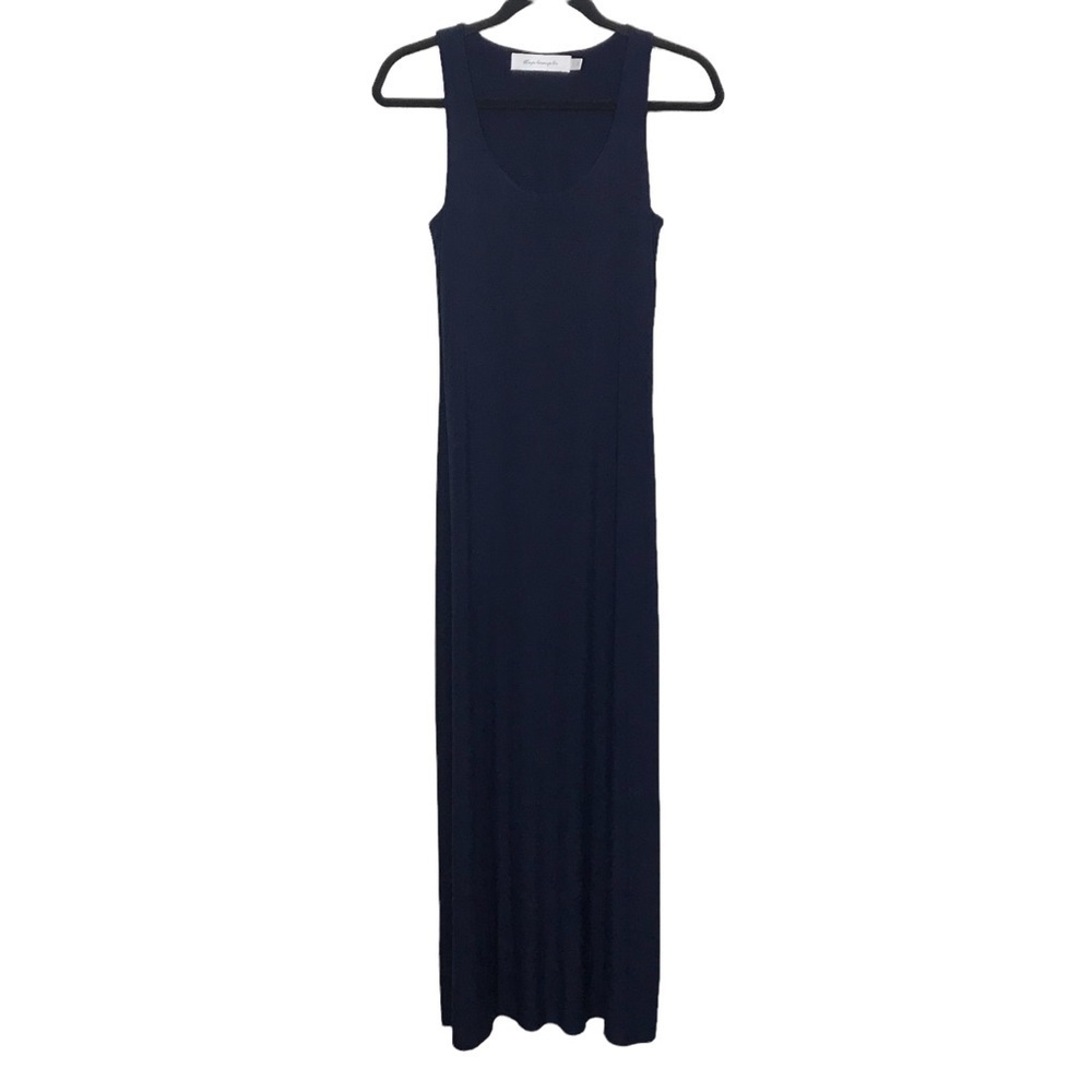T Bags Los Angeles Blue Sleeveless Maxi Dress Small